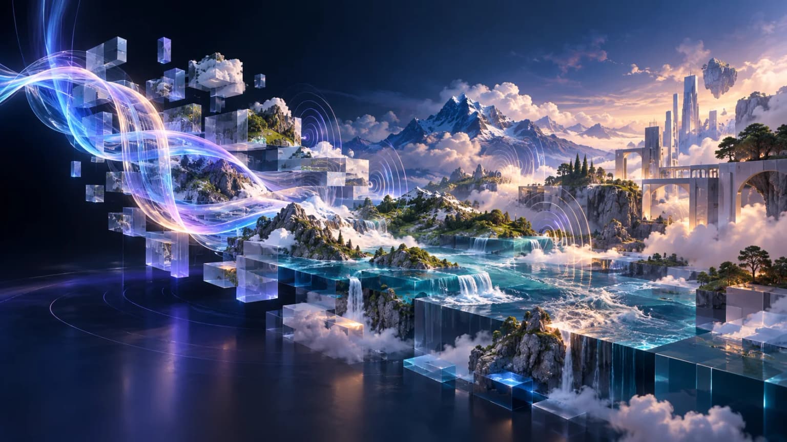 Иллюстрация к материалу «Google DeepMind представила Genie 4 для интерактивных миров со звуком»