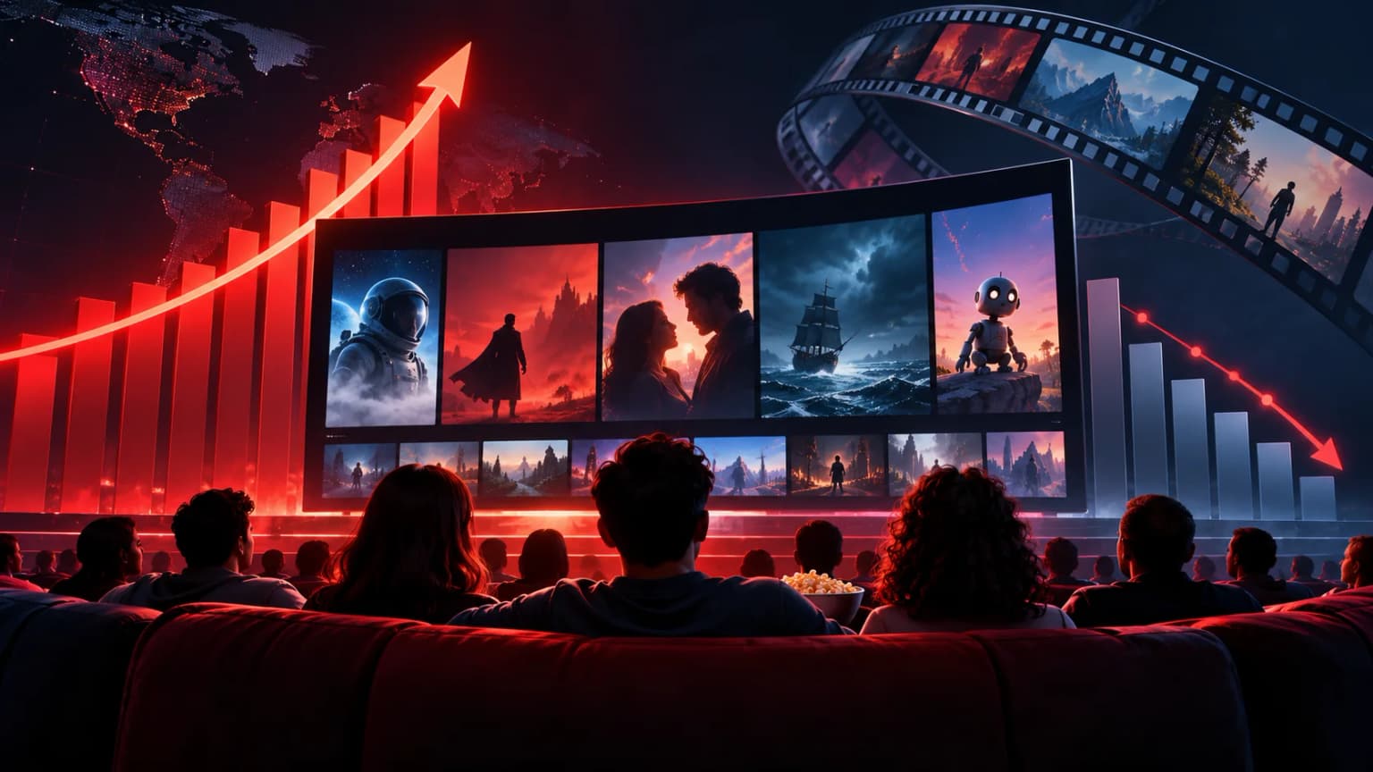 Иллюстрация к материалу «Netflix снизила прогноз рекламной выручки на 2026 год до $2,7 млрд»