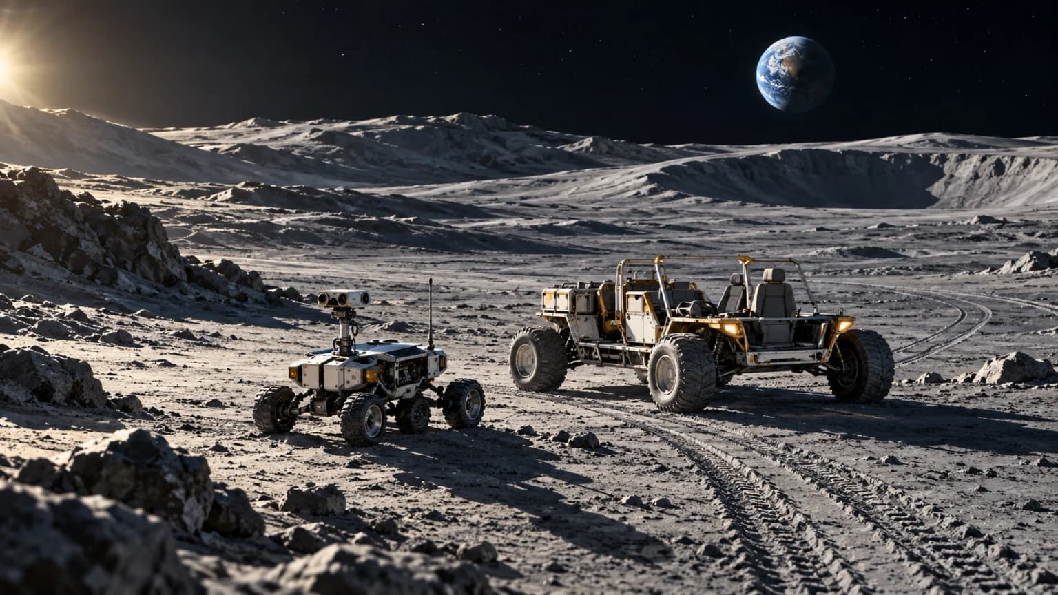 Иллюстрация к материалу «NASA назвала сроки испытаний и поставки лунных роверов»