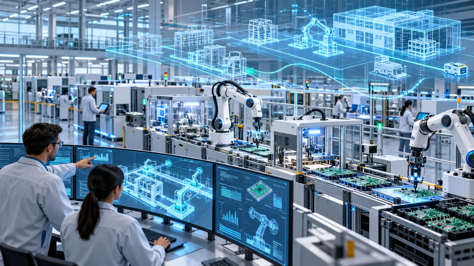 Иллюстрация к материалу «Siemens и NVIDIA перевели промышленные ИИ-решения из пилотов в производство»