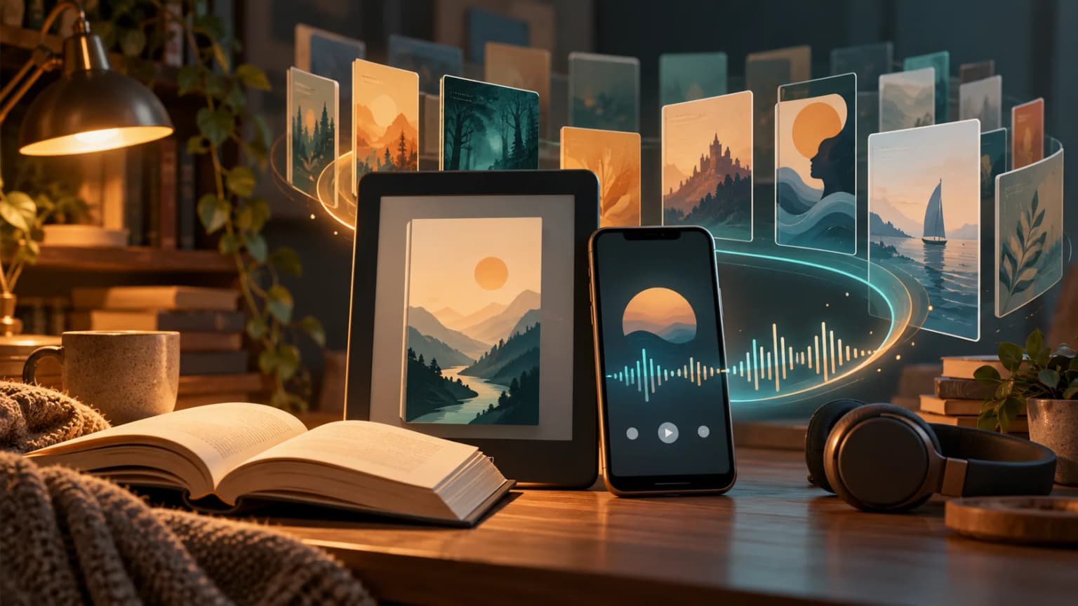 Иллюстрация к материалу «Kindle Unlimited стала Kindle+: Amazon расширила доступ к аудиокнигам»