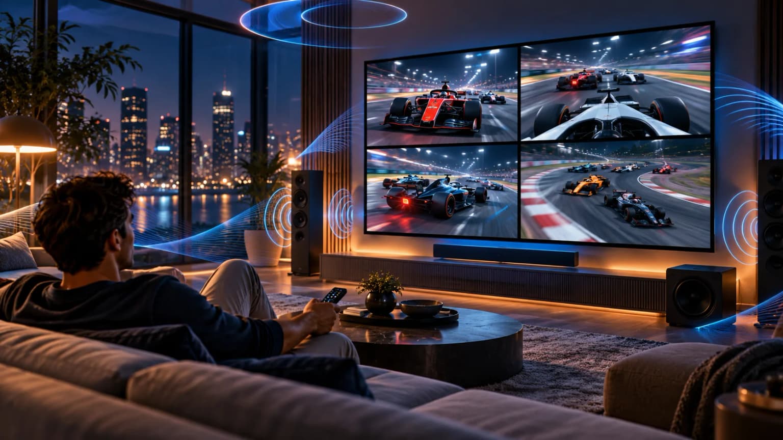 Иллюстрация к материалу «Apple TV впервые покажет гонку Formula 1 со звуком Dolby Atmos»
