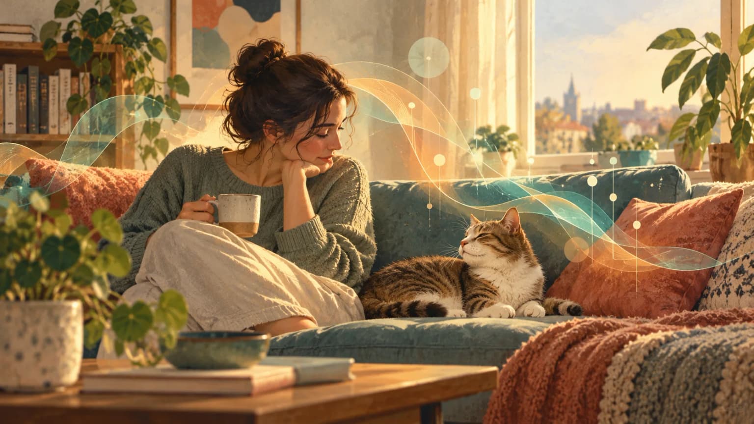Иллюстрация к материалу «У кошек и хозяев нашли связь уровней окситоцина»